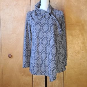 Bobeau soft comfy wrap button top lightweight